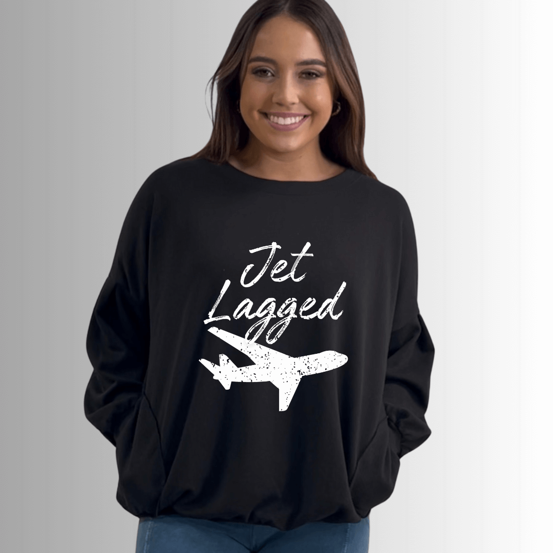 Jet Lagged Pocket Sweatshirt Made in USA - RFE Marketing Ventures