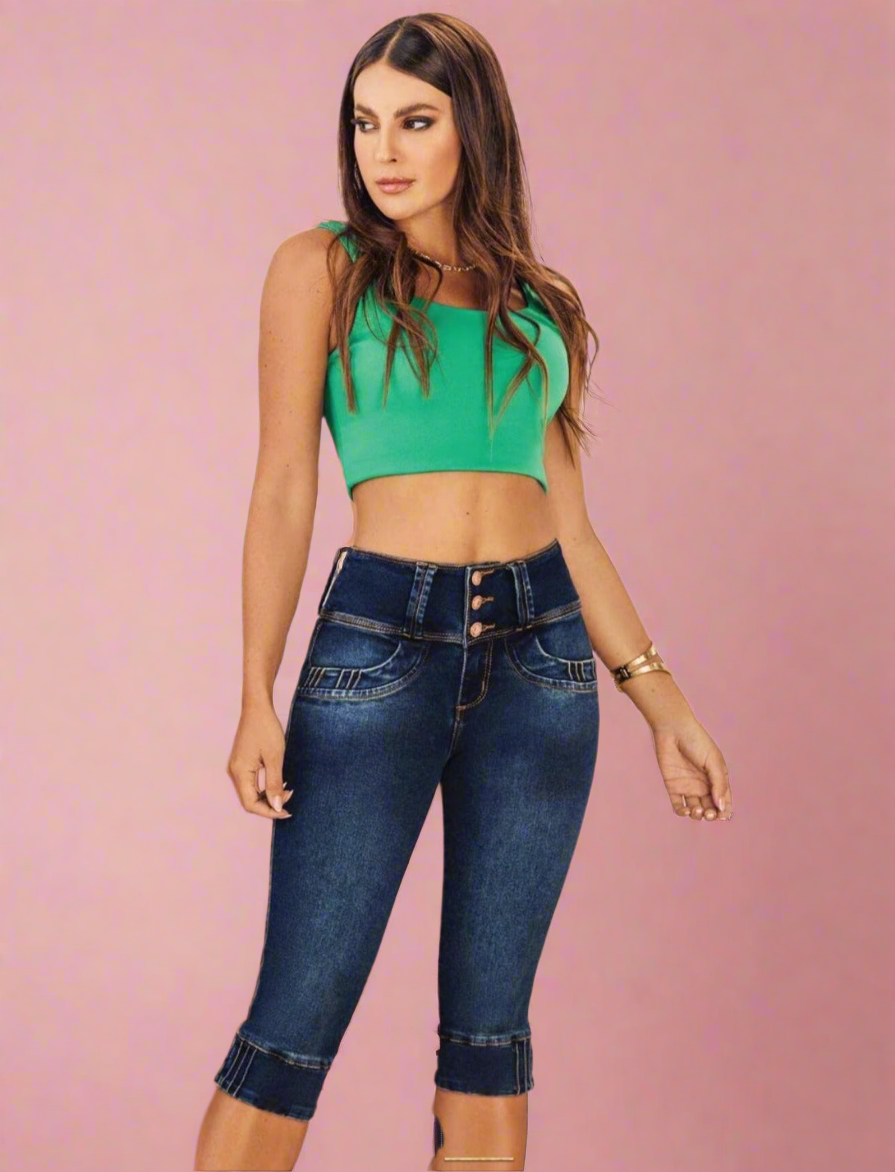 1088 100% Authentic Colombian Push Up Capri - RFE Marketing Ventures