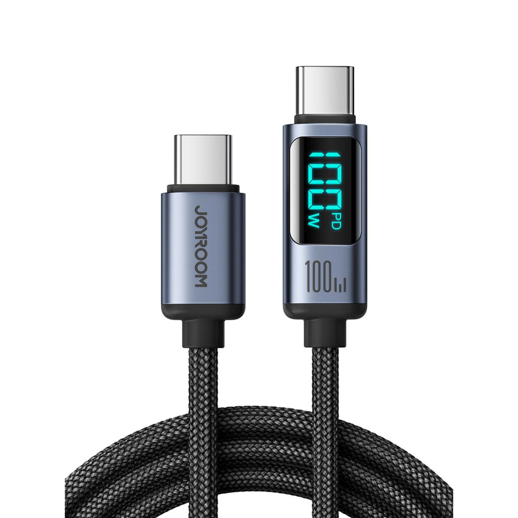 Braided USB Data Cable with Display - RFE Marketing Ventures