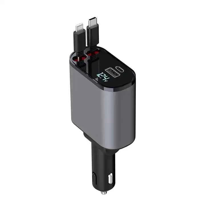 Retractable Car Charger for On-the-Go Power and Convenience - RFE Marketing Ventures