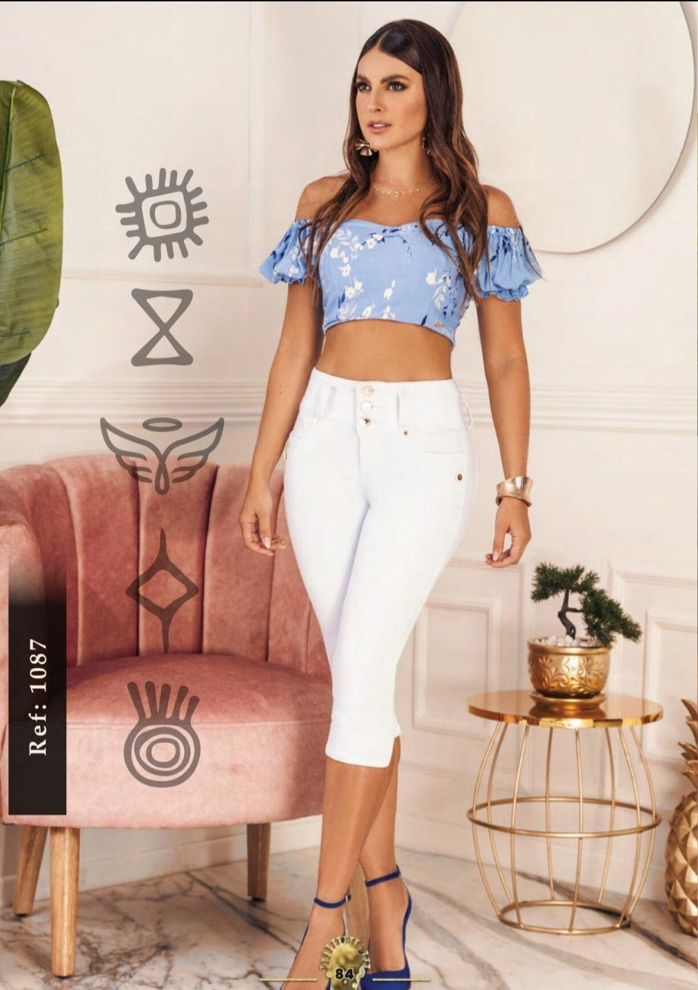 1087 100% Authentic Colombian Push Up Capri - RFE Marketing Ventures