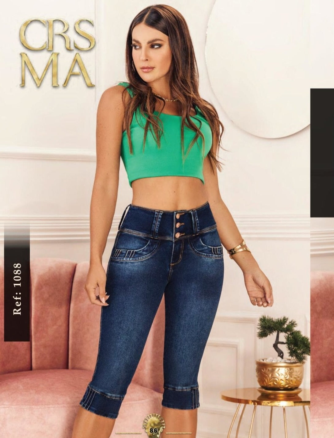1088 100% Authentic Colombian Push Up Capri - RFE Marketing Ventures