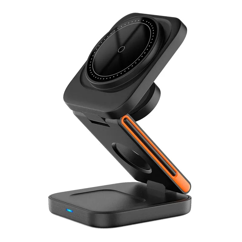 3 in 1 Foldable Charging Station - Versatile and Space-Saving Solution