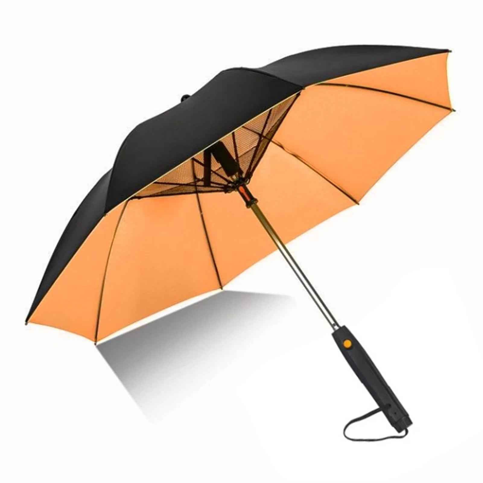 Portable Umbrella with Fan & Misting for Ultimate Comfort - RFE Marketing Ventures
