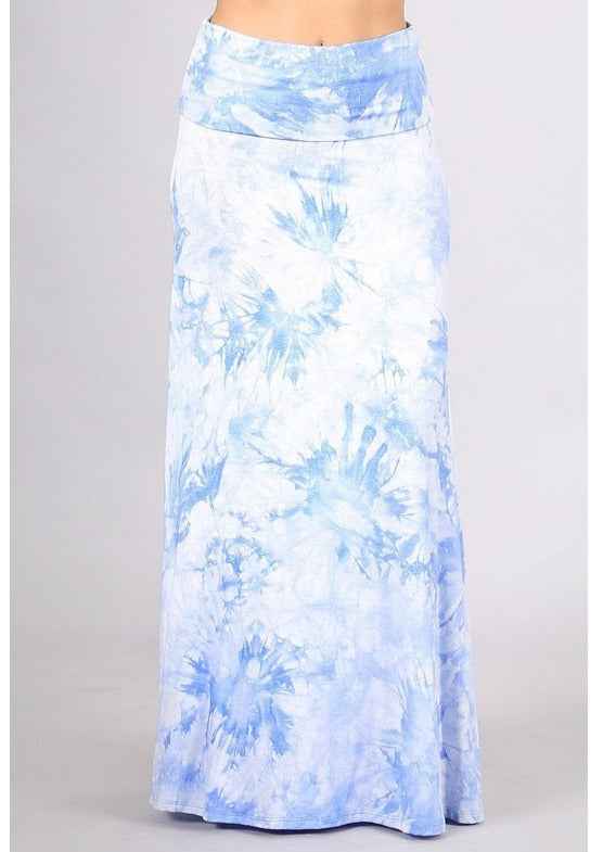 In the Clouds Soft Feel Maxi Skirt - Made in USA