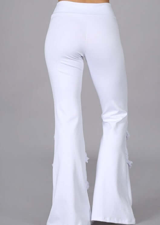 Fit and Flare Fringe Pants - Stylish USA-Made Fashion