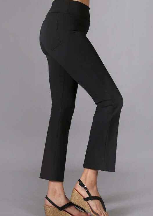 Ankle Stretch Pants with Slight Bell Flare for Comfort and Style