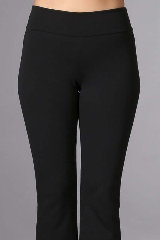 Ankle Stretch Pants with Slight Bell Flare for Comfort and Style