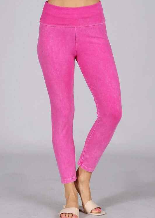 Easy Fit USA Cotton Capri Leggings - High-Quality Comfort Made in USA