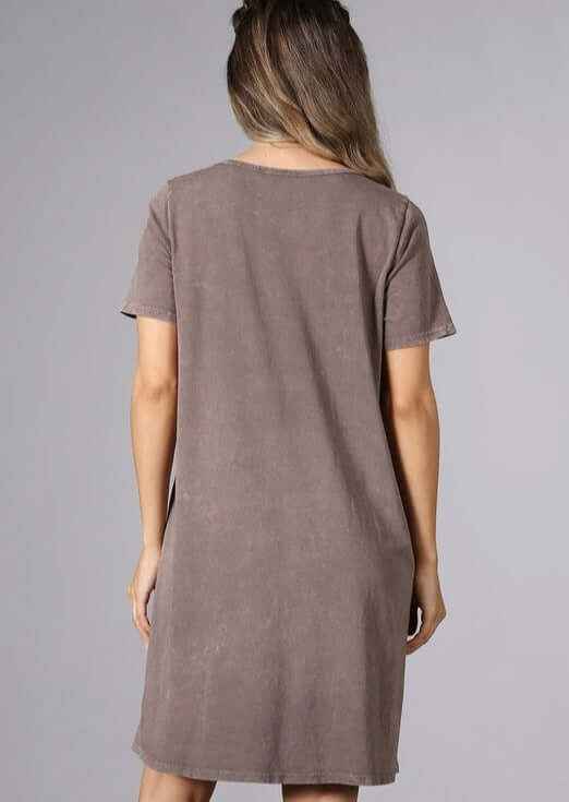 Easy Going Casual Cotton Dress USA - Comfortable Style Made in USA