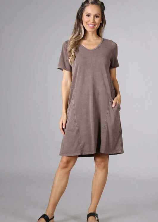 Easy Going Casual Cotton Dress USA - Comfortable Style Made in USA