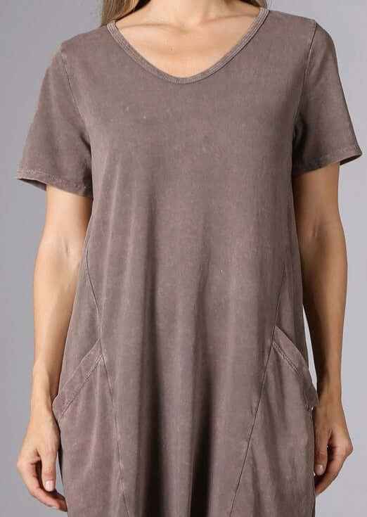 Easy Going Casual Cotton Dress USA - Comfortable Style Made in USA