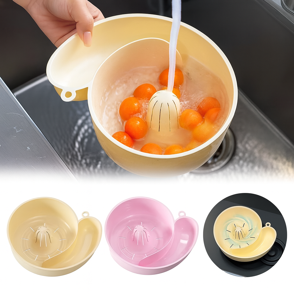 Fruit Washing Bowl for Effortless Fruit & Vegetable Cleaning