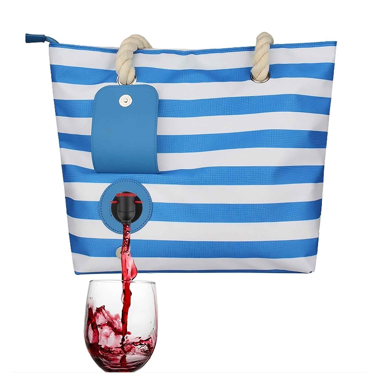Insulated Tote Bag with Drink Dispenser for Perfect On-the-Go Refreshment - RFE Marketing Ventures