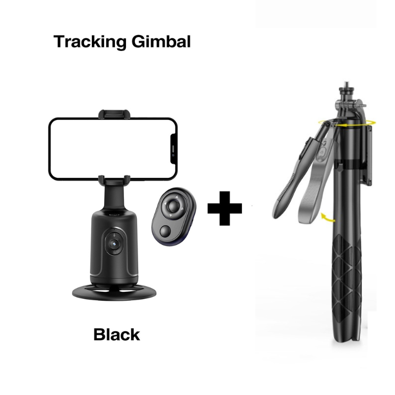 Auto Face Tracking Phone Gimbal with Remote + L16 Selfie Stick & Tripod - RFE Marketing Ventures