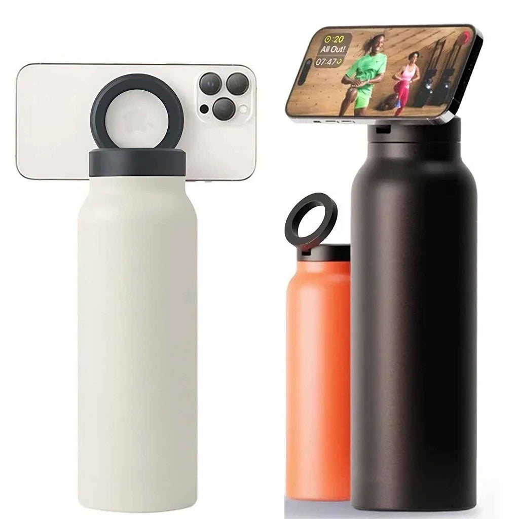 Water Bottle with MagSafe Phone Holder for Easy Hydration and Accessibility - RFE Marketing Ventures