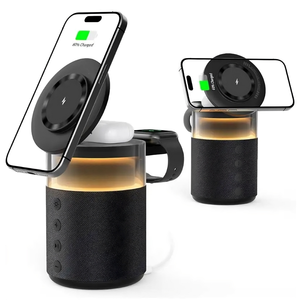 5-in-1 Wireless Charging Station for Ultimate Convenience and Efficiency