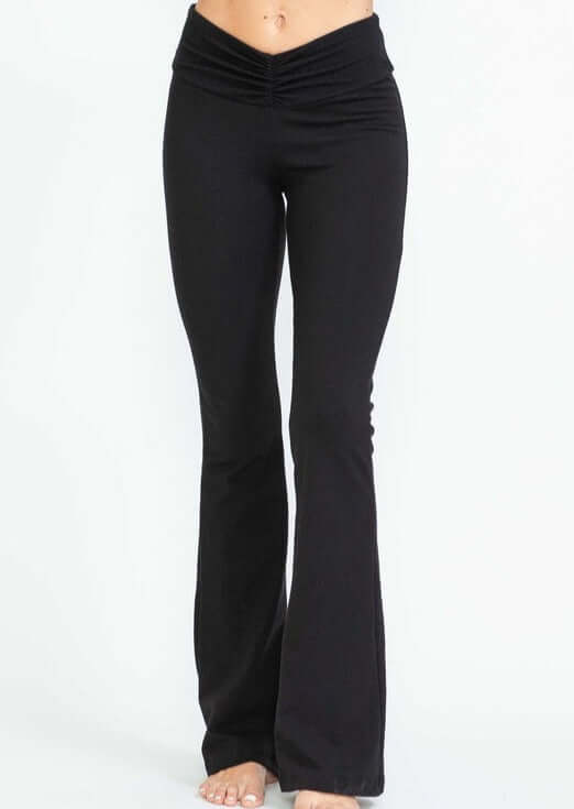 V-Waist Bootcut Pants for Ultimate Slimming - Made in USA