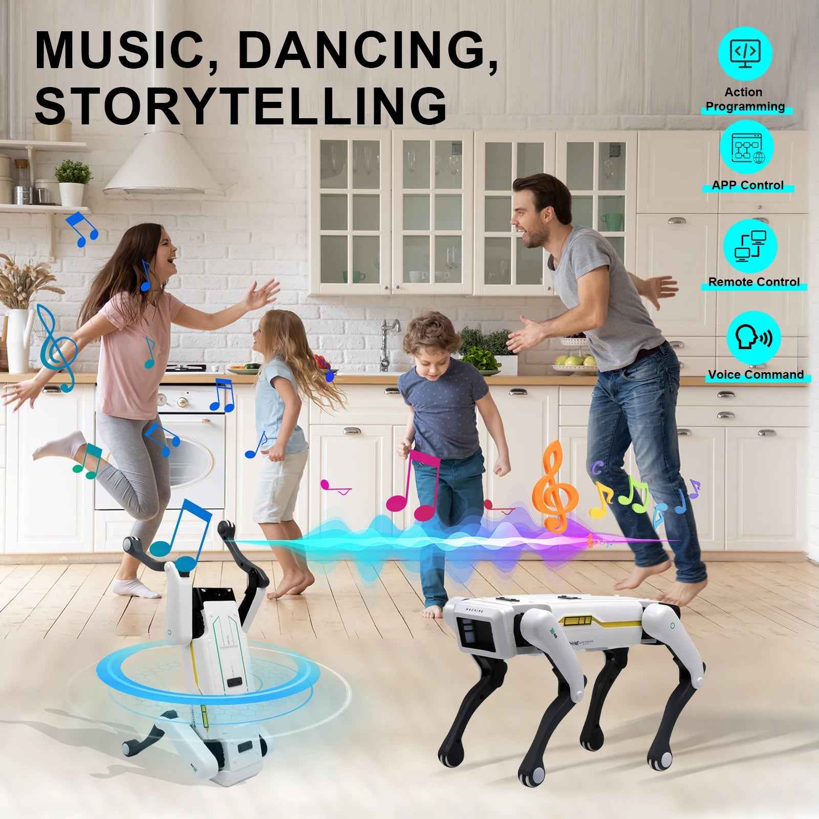 Interactive AI Robot Dog Toy for Engaging Playtime - RFE Marketing Ventures