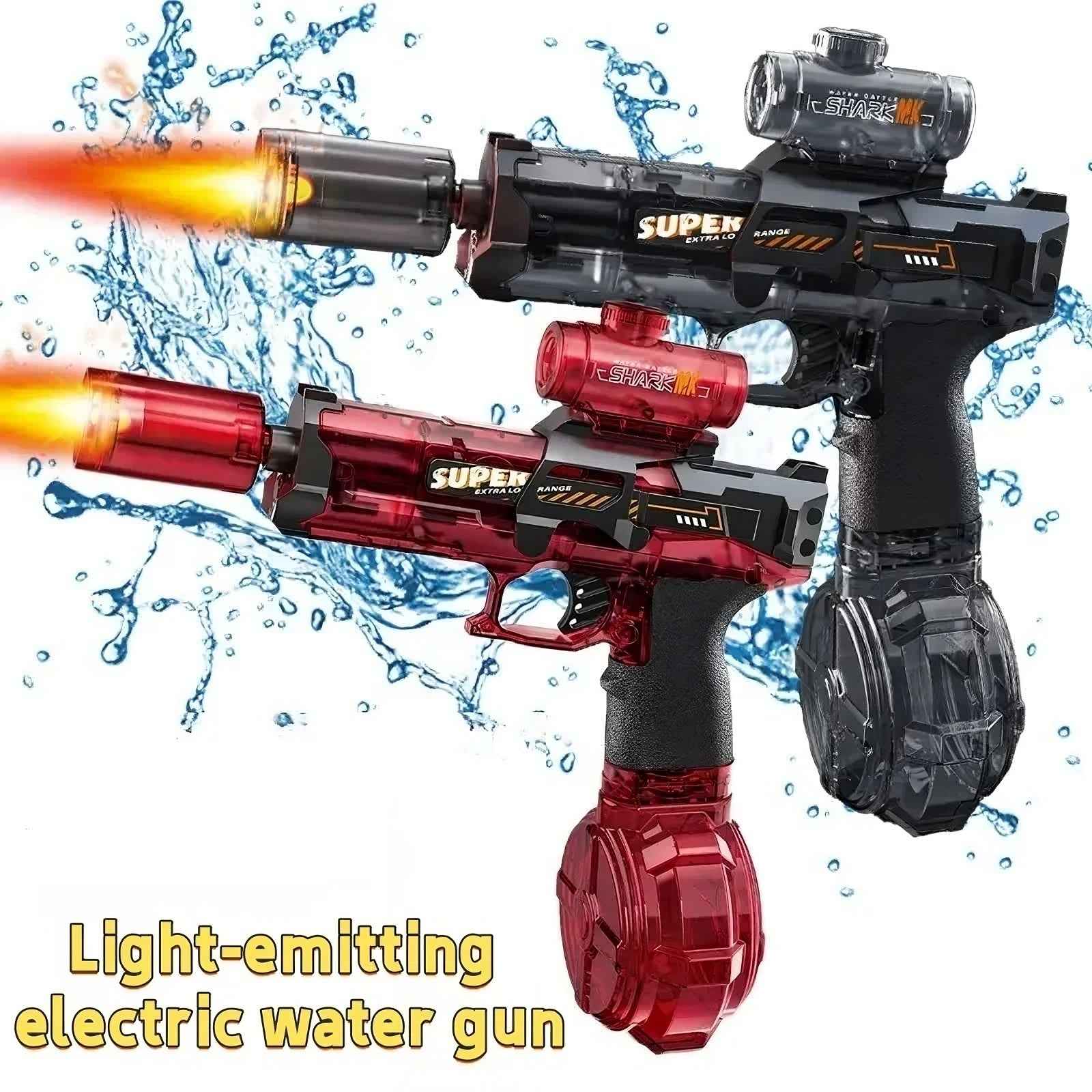 Glow LED Water Gun - Illuminate Your Water Battles with Vibrant Light - RFE Marketing Ventures