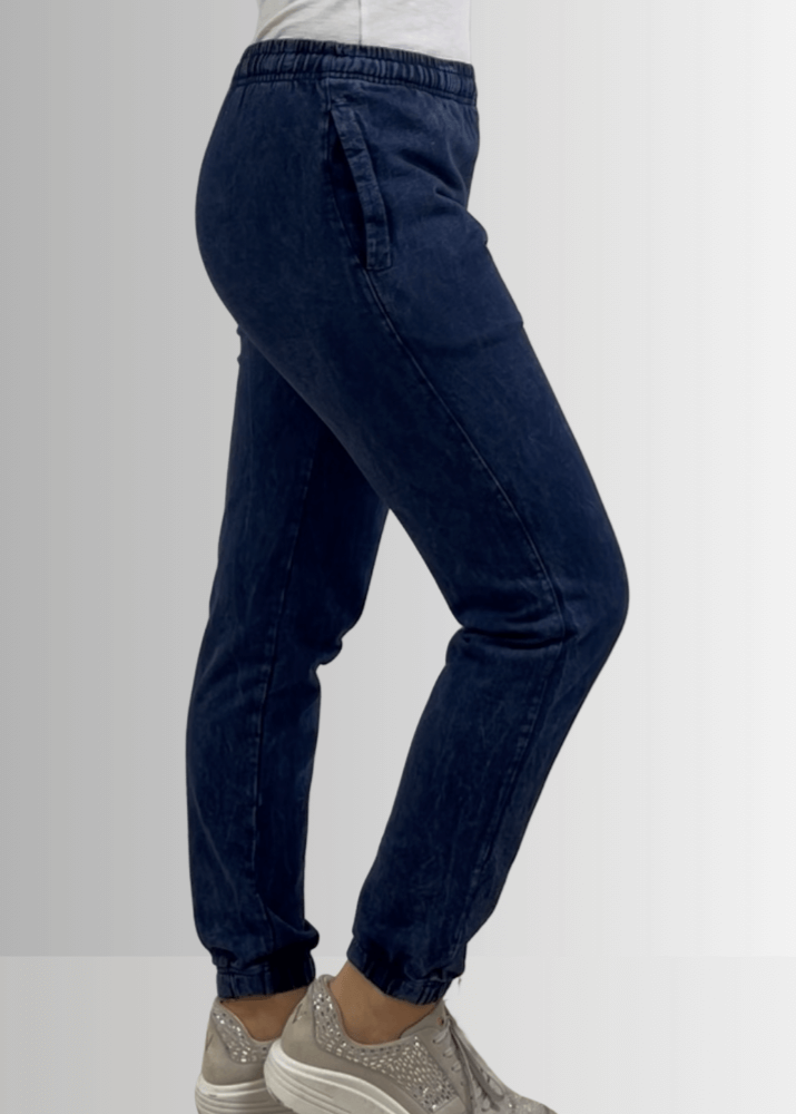 All Day French Terry Pocket Dark Denim Joggers