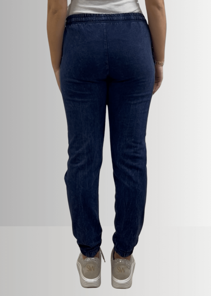 All Day French Terry Pocket Dark Denim Joggers