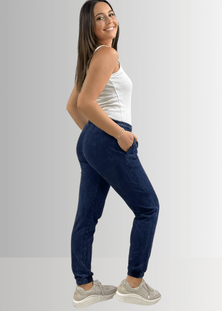 All Day French Terry Desert Taupe Joggers with Pockets