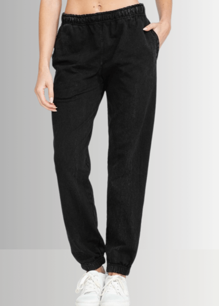 All Day French Terry Desert Taupe Joggers with Pockets