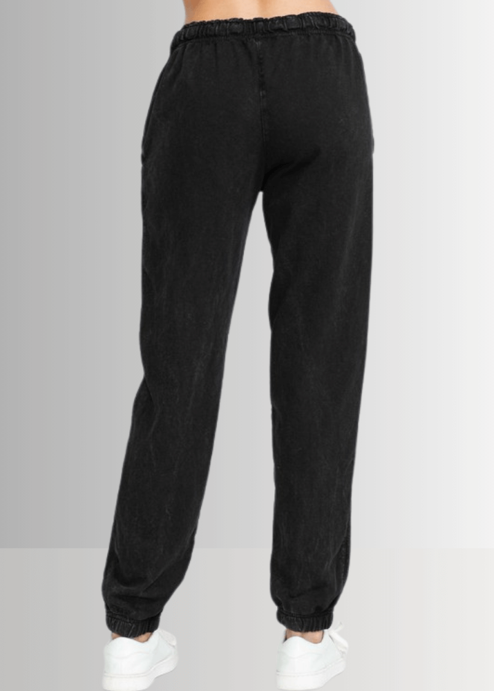 All Day French Terry Light Denim Joggers with Pockets