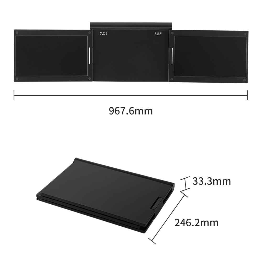 Portable Dual Screen Monitor for Laptop - Enhance Productivity on the Go - RFE Marketing Ventures