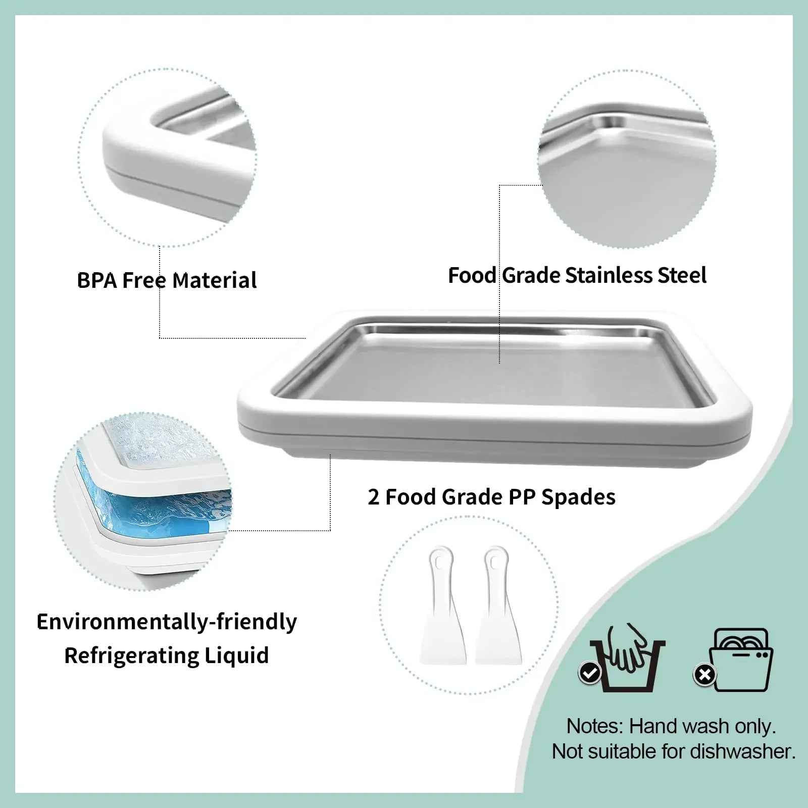 Ice Cream Maker Pan