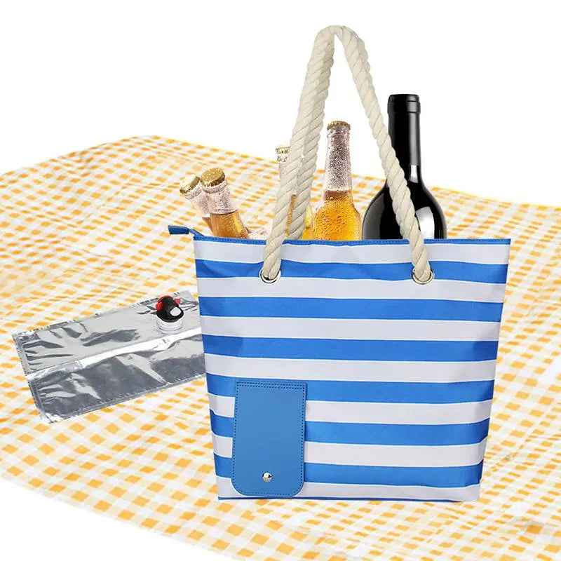 Insulated Tote Bag with Drink Dispenser for Perfect On-the-Go Refreshment - RFE Marketing Ventures