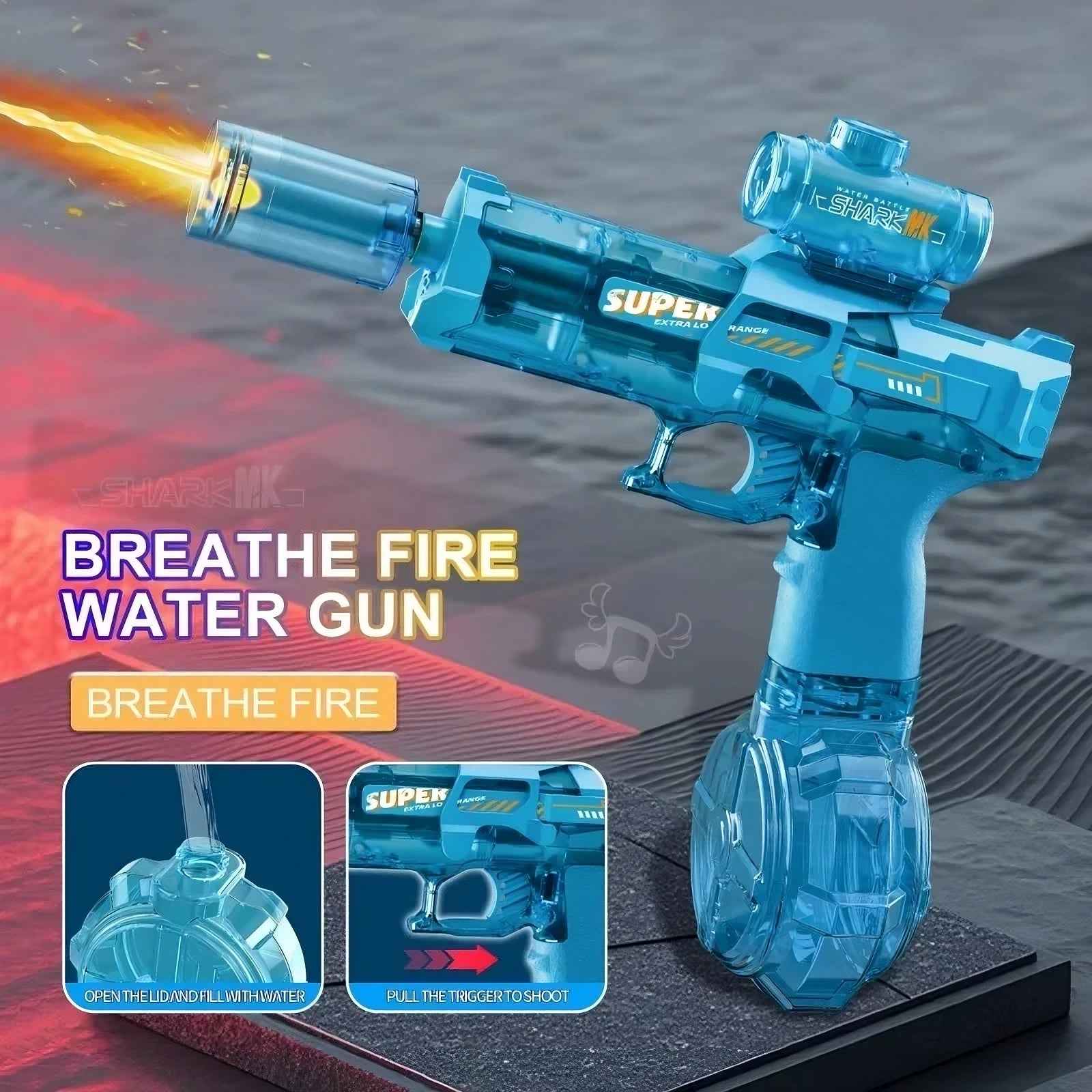 Glow LED Water Gun - Illuminate Your Water Battles with Vibrant Light - RFE Marketing Ventures