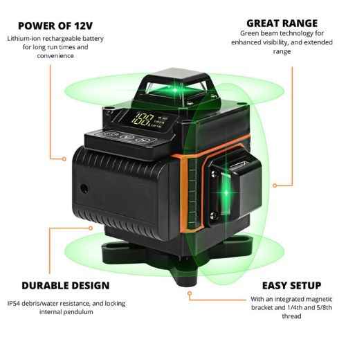 3D Laser Level for Precise Alignment and Leveling Tasks - RFE Marketing Ventures