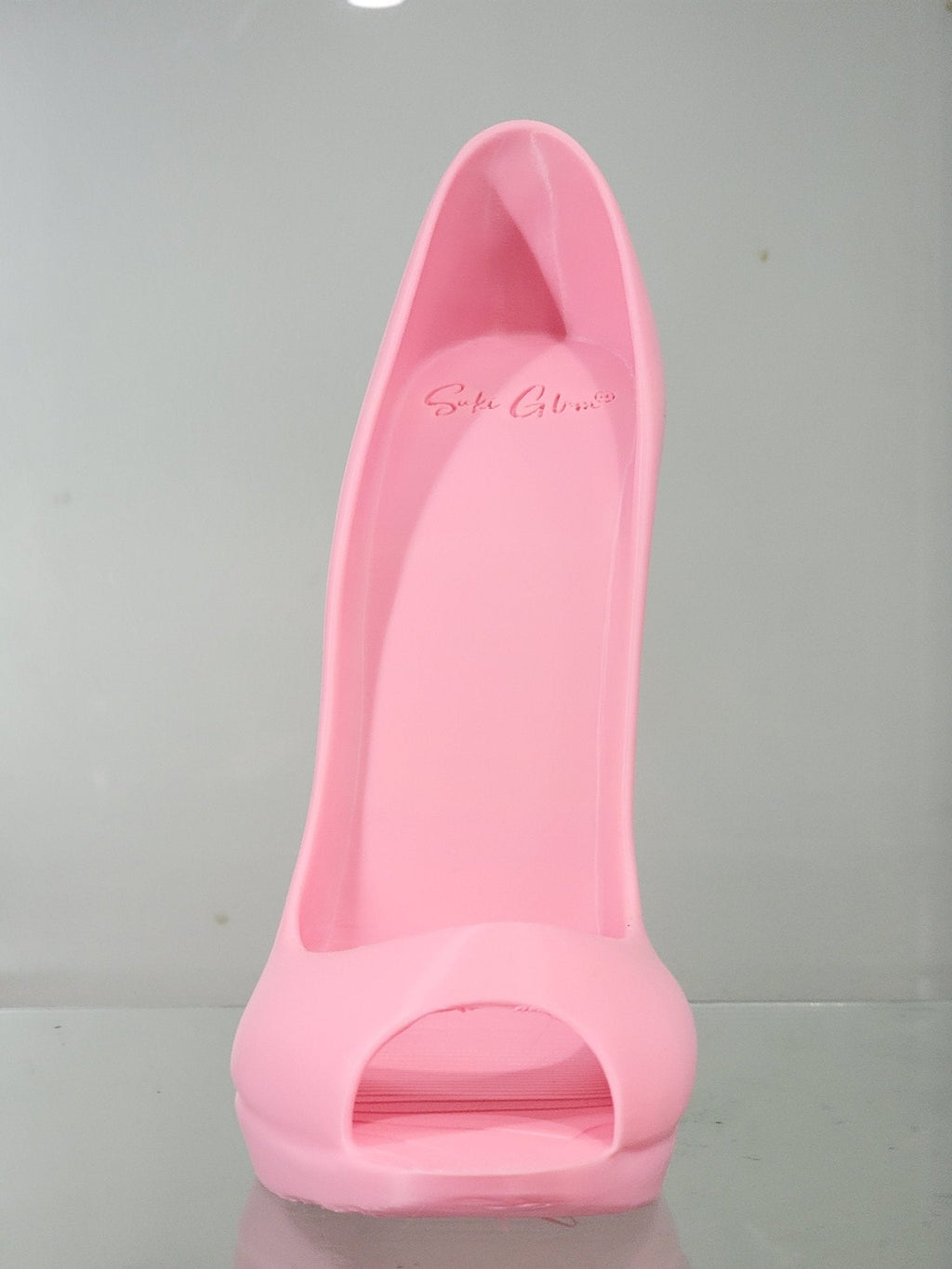 3D Printed Pink High Heel Phone Holder - Glam Desk Decor - RFE Marketing Ventures