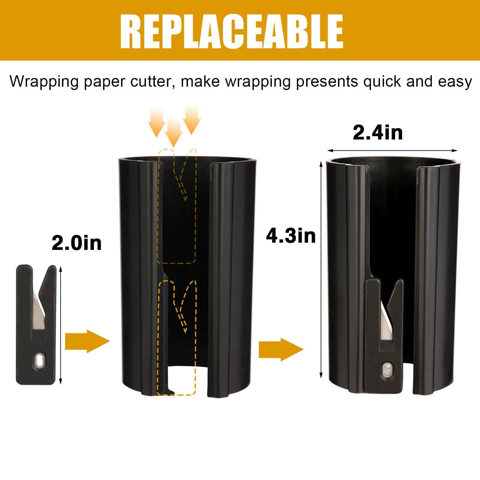 Wrapping Paper Cutter for Effortless Gift Wrapping - RFE Marketing Ventures