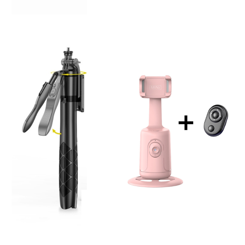 Auto Face Tracking Phone Gimbal with Remote + L16 Selfie Stick & Tripod - RFE Marketing Ventures