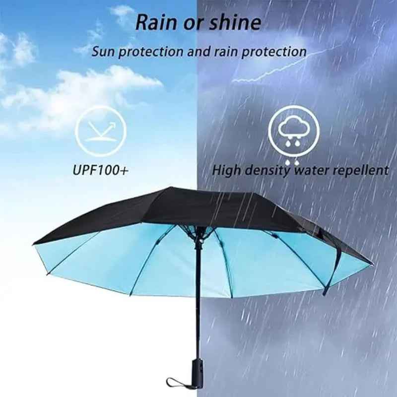 Portable Umbrella with Fan & Misting for Ultimate Comfort - RFE Marketing Ventures