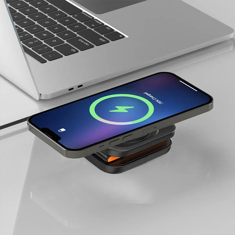 3 in 1 Foldable Charging Station - Versatile and Space-Saving Solution