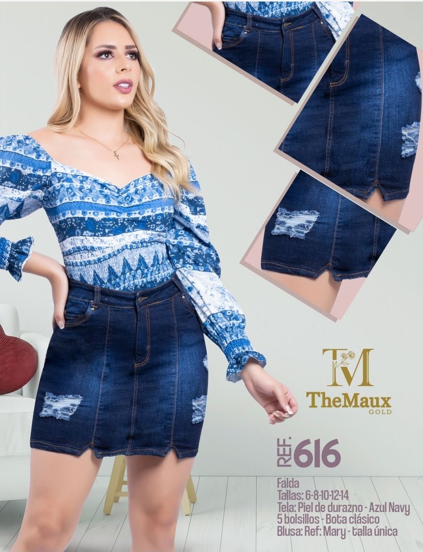 616 100% Authentic Colombian Push Up SKIRT - RFE Marketing Ventures