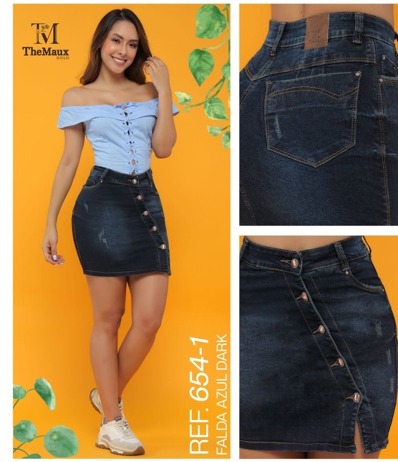 654-1 100% Authentic Colombian Push Up Skirt - RFE Marketing Ventures