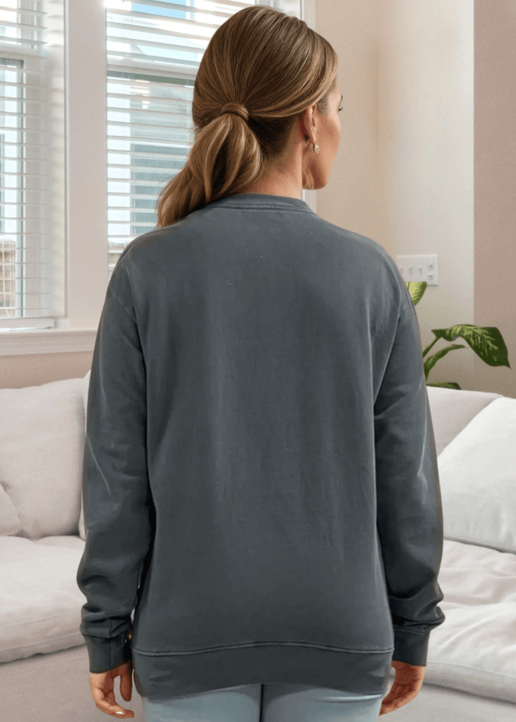 Six Seven Flower Sweatshirt - Stylish Cotton Graphic Pullover