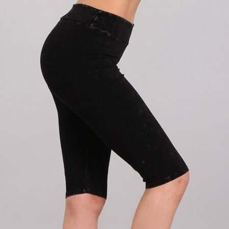 Ladies Biker Shorts Made in USA - Longer Length for Ultimate Comfort and Style