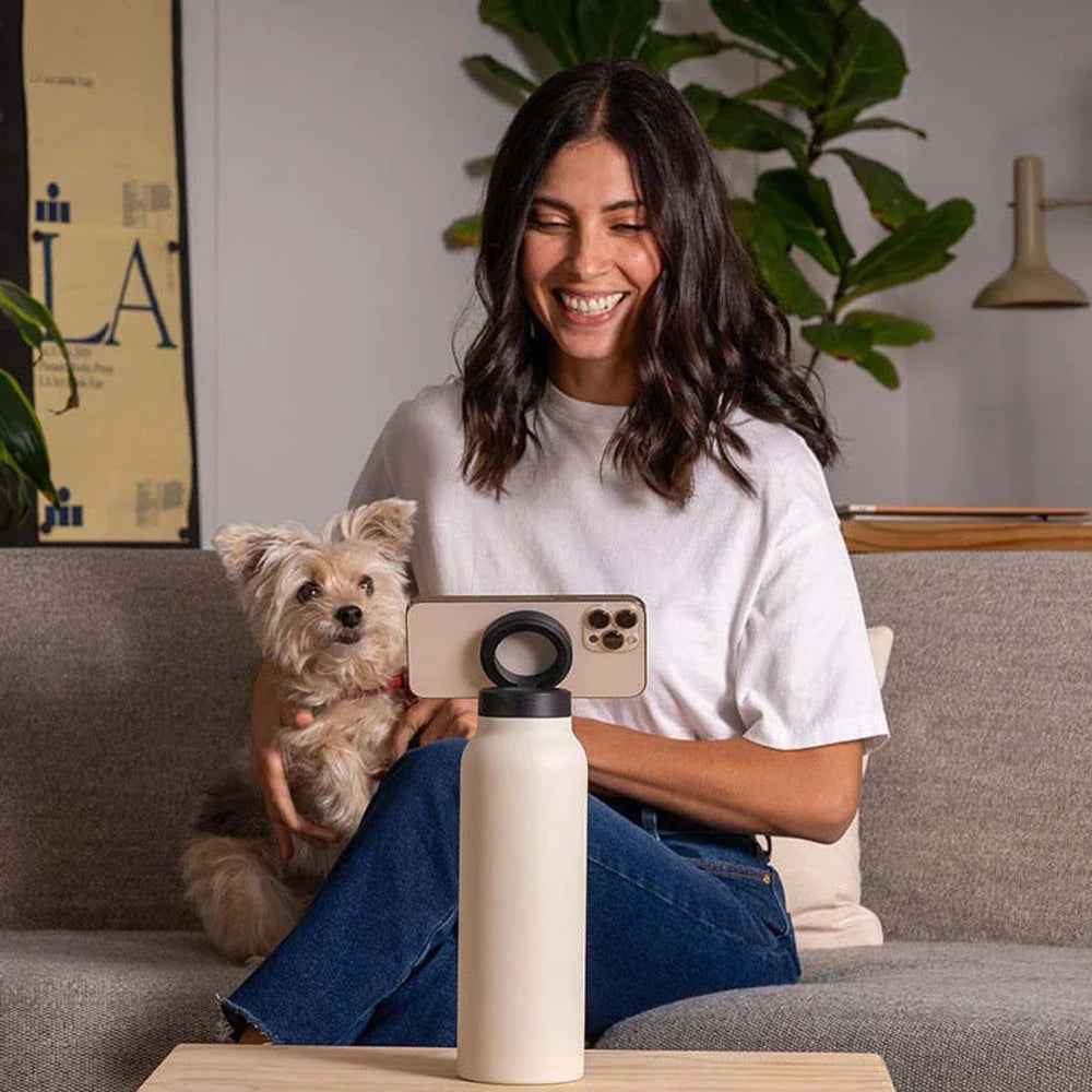 Water Bottle with MagSafe Phone Holder for Easy Hydration and Accessibility - RFE Marketing Ventures