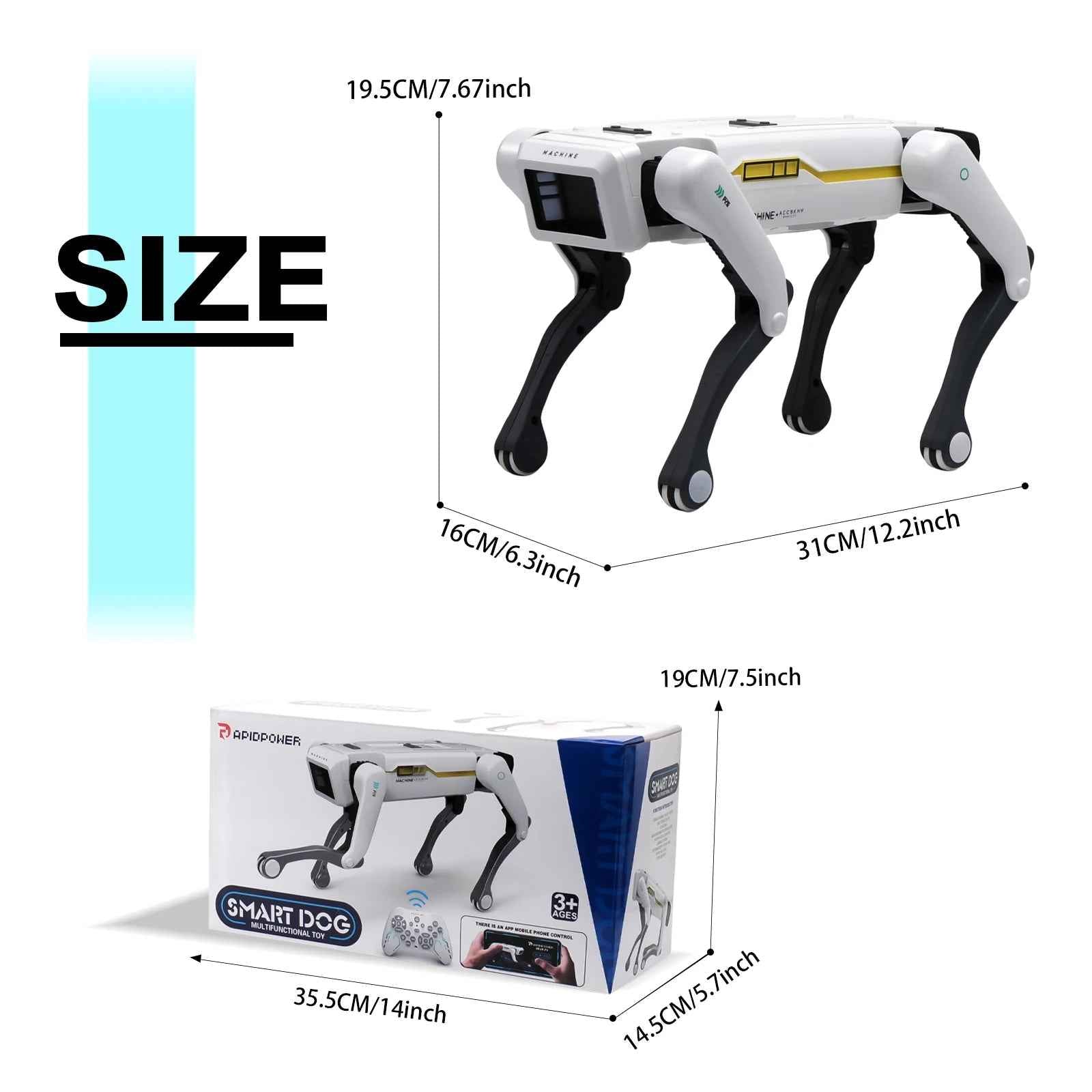 Interactive AI Robot Dog Toy for Engaging Playtime - RFE Marketing Ventures