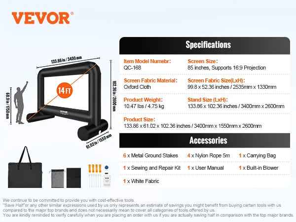Inflatable Movie Screen