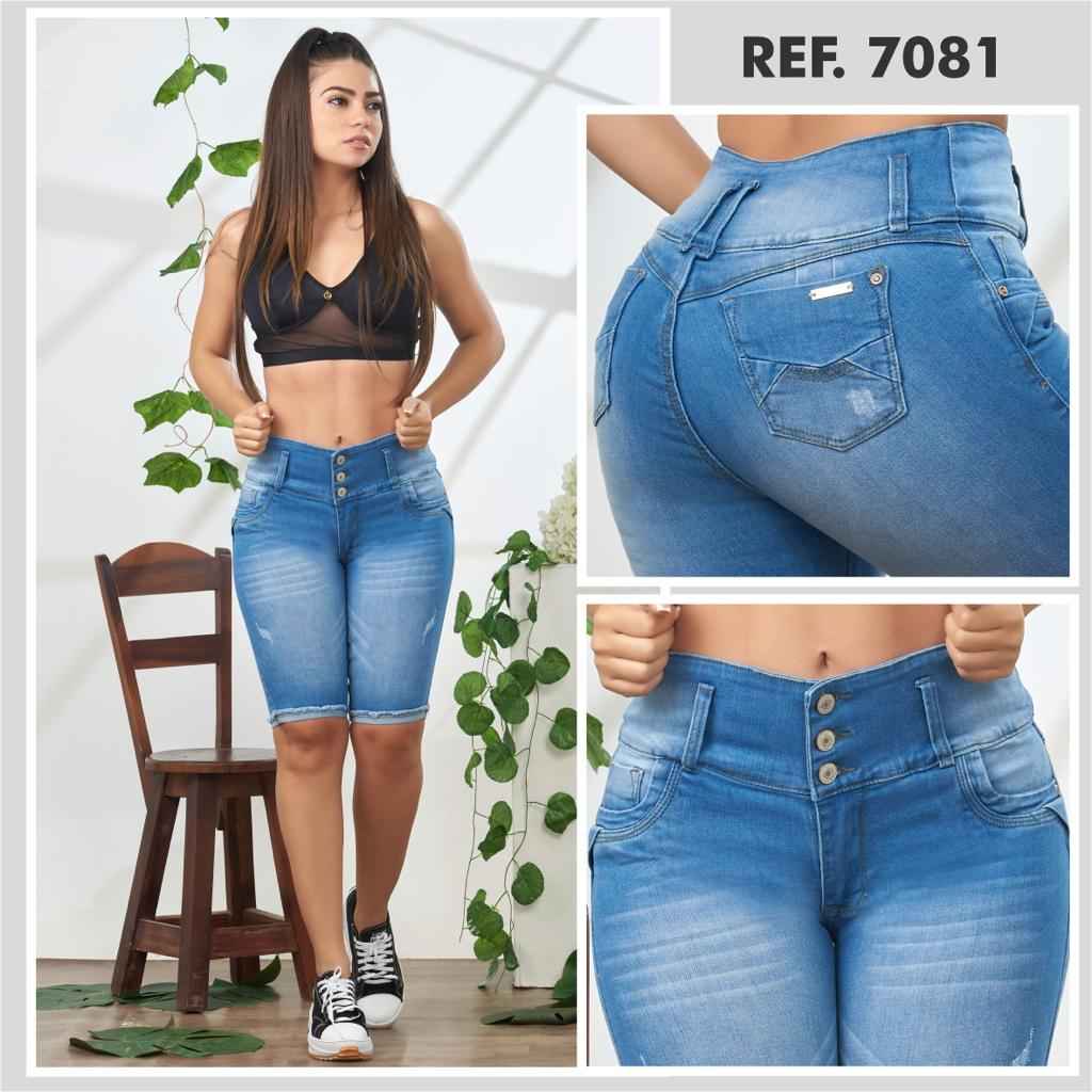 7081 100% Authentic Colombian Push Up Capri for a Perfect Fit