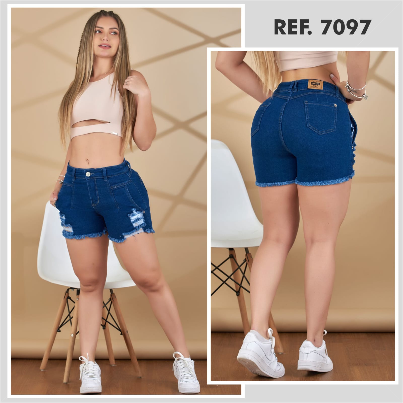 7097 100%  Authentic Colombian  Push Up SHORT - RFE Marketing Ventures