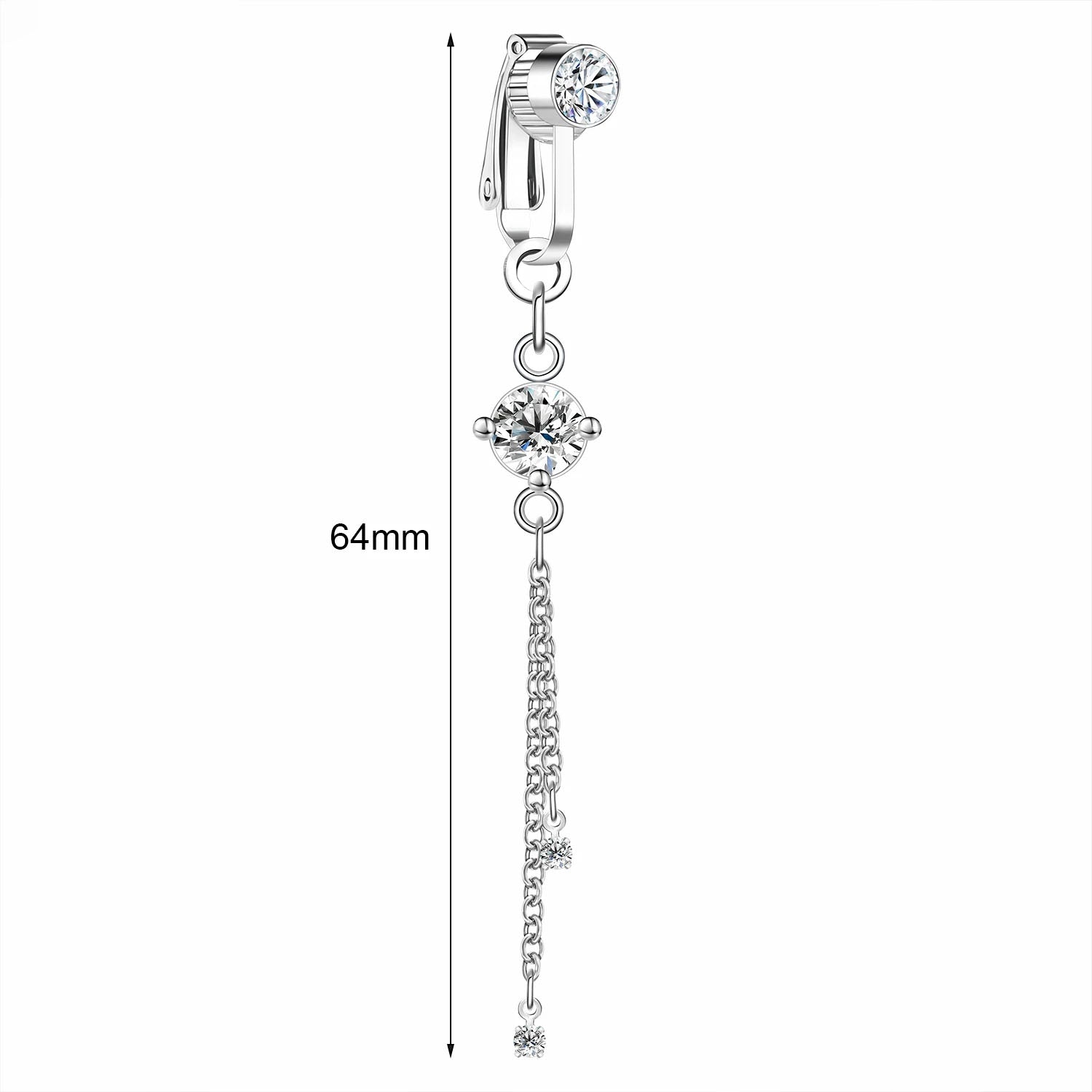 Belly Button Piercing Clip On for Effortless Style