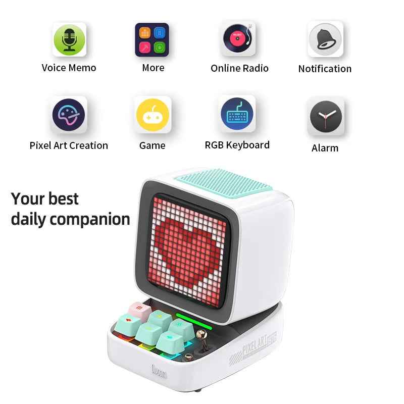 Retro Pixel Art Speaker - Nostalgic Design with Modern Sound Quality - RFE Marketing Ventures